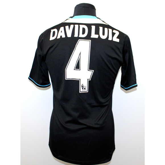 A3 ADIDAS Chelsea DAVID LUIZ #4 FC London 2011/12 Away Football Jersey Sz S - Picture 3 of 7